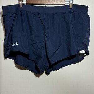 NWT Under Armour Navy Blue Women’s Athletic Shorts Lightweight Performance